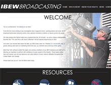 Tablet Screenshot of ibewbroadcasting.com
